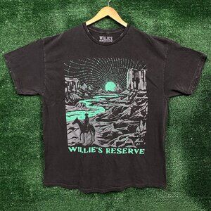 Willie Nelson Willie's Reserve Country Oversized T-Shirt Size S/M